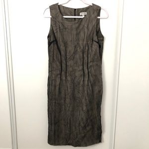 Margaret M Gray Berry Pattern Sheath Dress